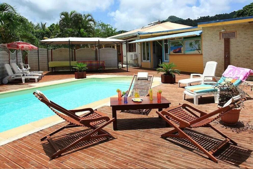Les Bungalows Couleurs Soleil Le Vauclin Bagian luar foto